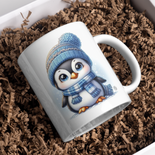 Tasse à café pingouin