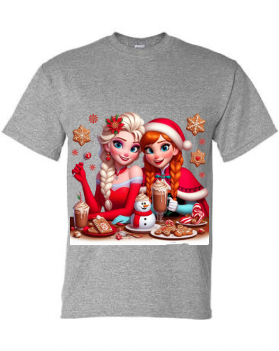 T-Shirt Elsa et Anna célèbrent Noël 🎄