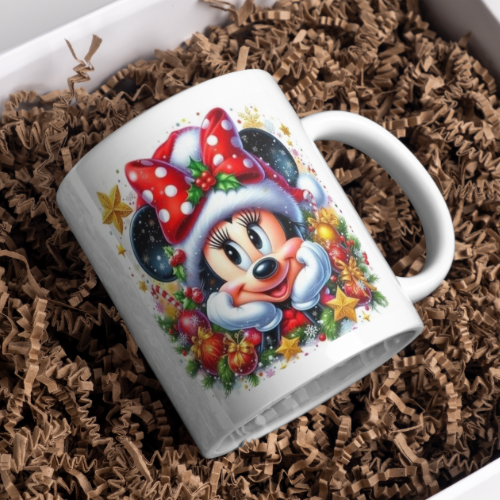Tasse à café Mini Mouse de Noël