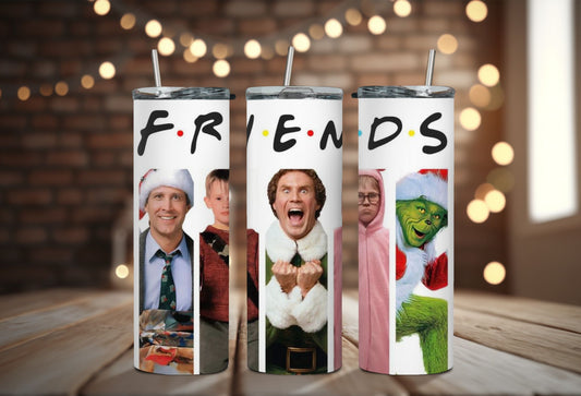 Gobelet 20 oz friends festif par sublimation