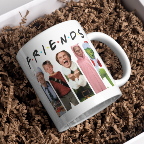 Tasse à café friends Noël